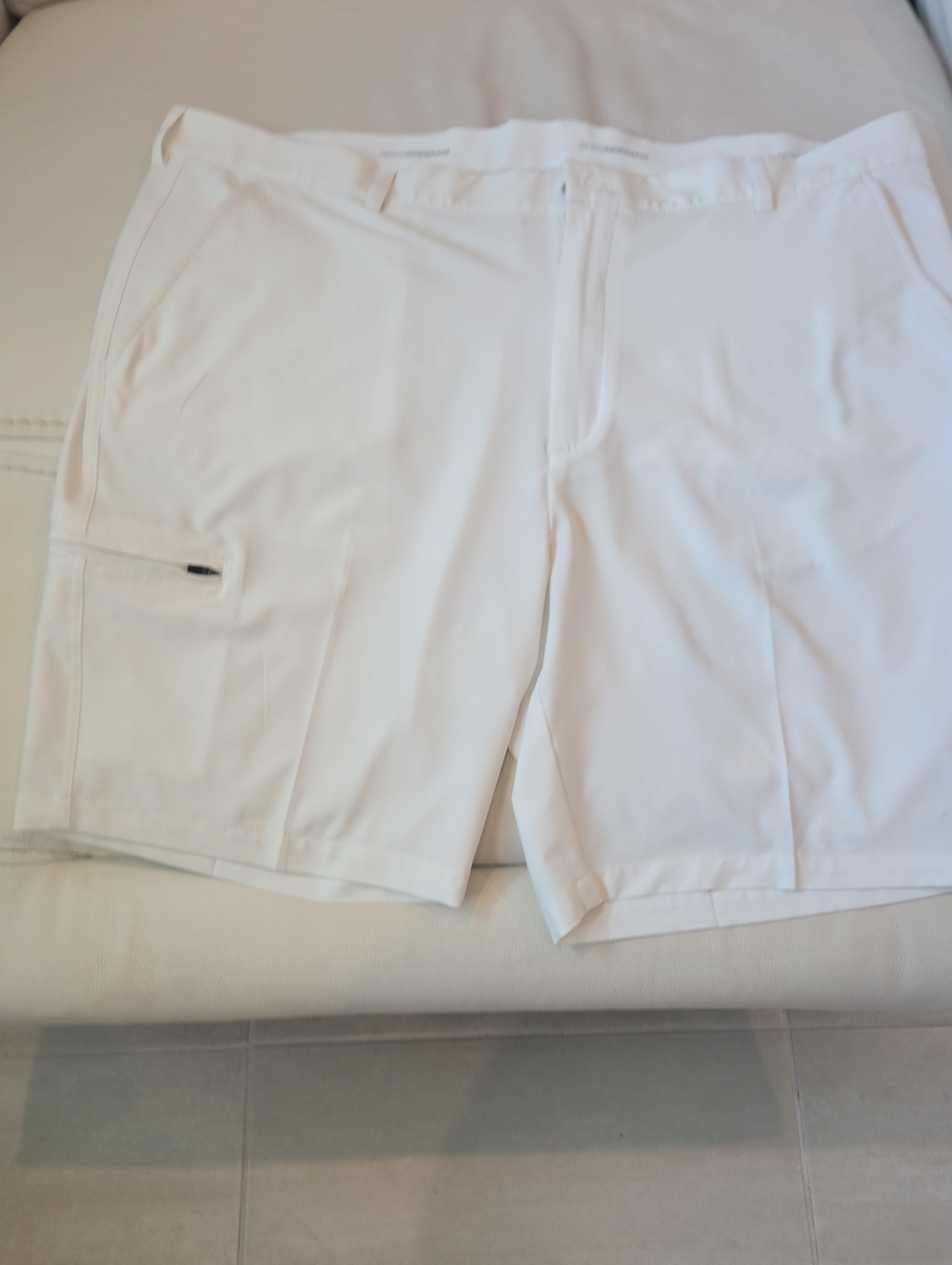 Greg Norman Collection White Performance Hybrid Shorts